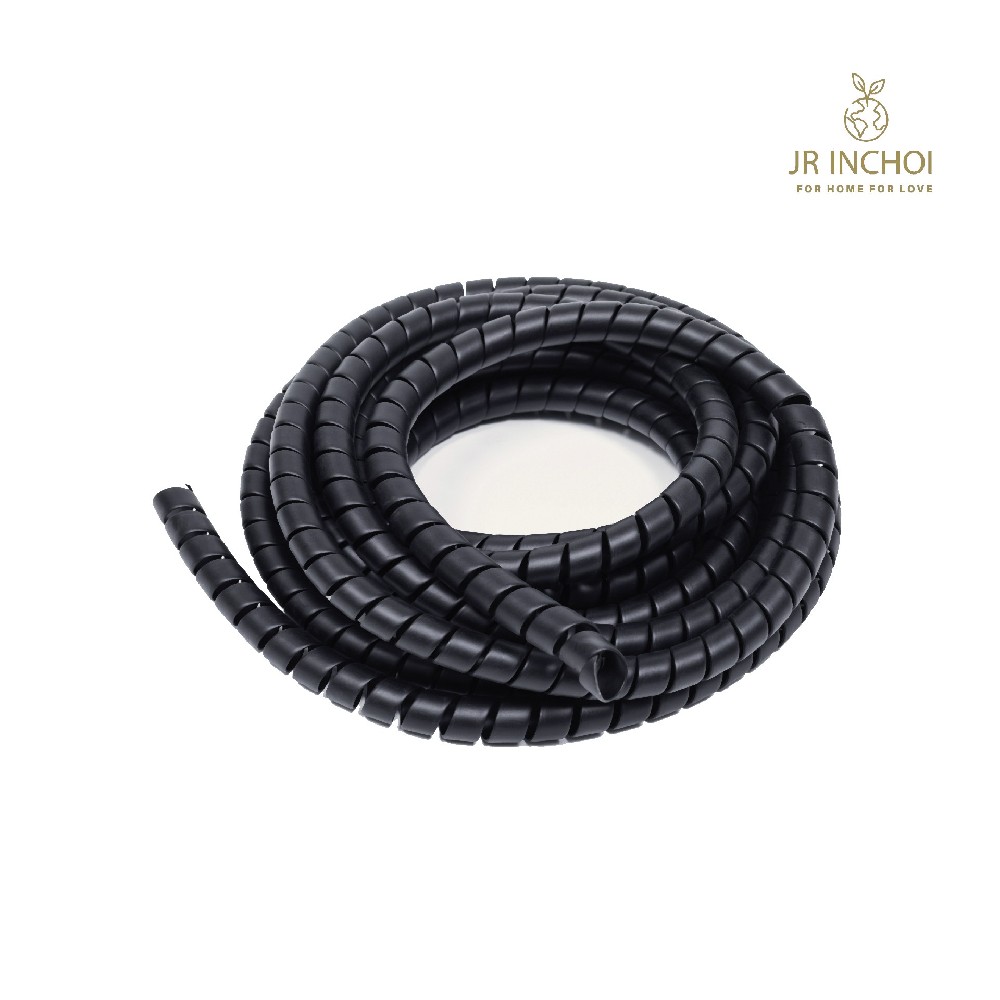 13MM ,15MM,20MM  X 5M BLACK SPIRAL WRAP
