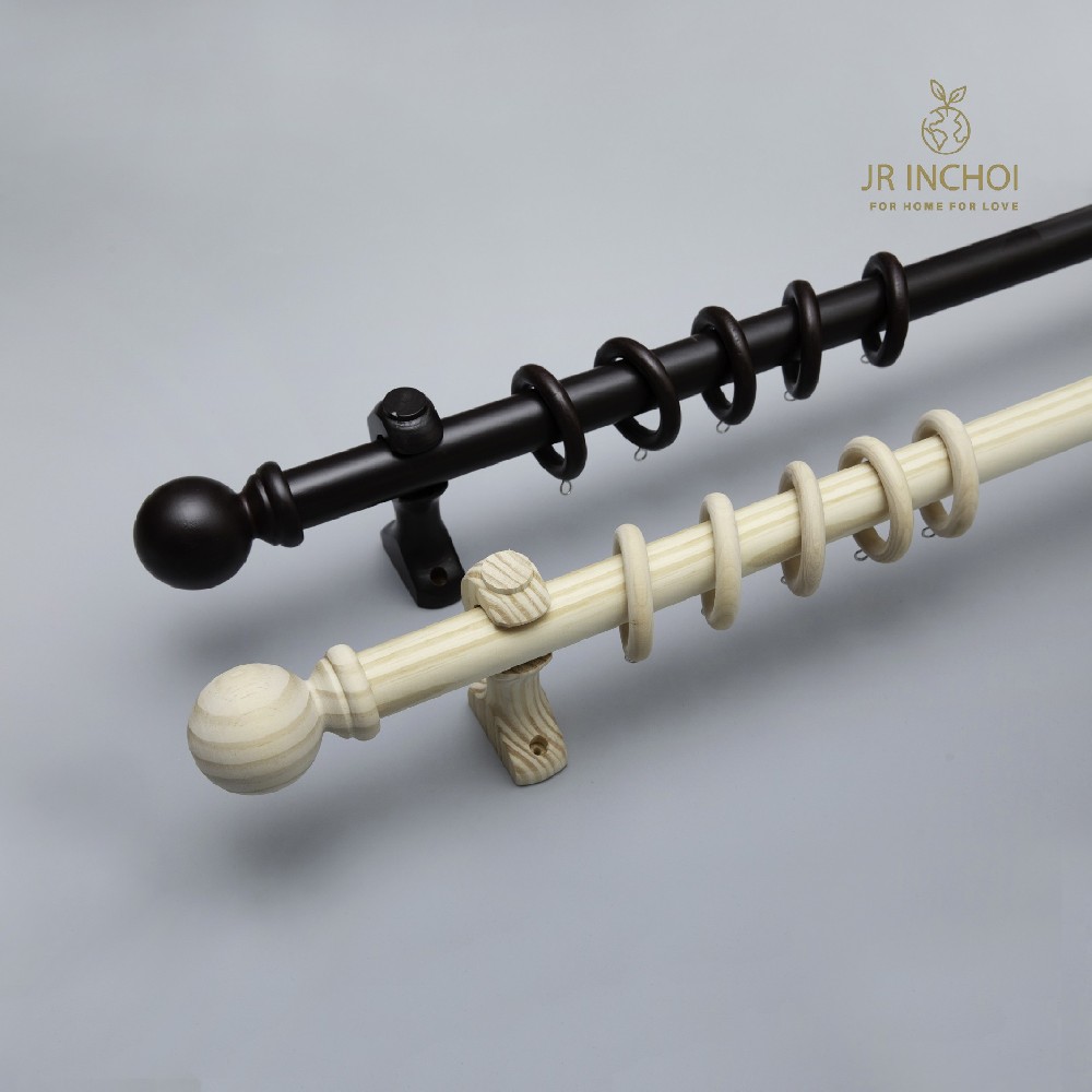 WOODPOLE  SET 33MMX210CM ,33MMX260CM NATURAL,WALNUT